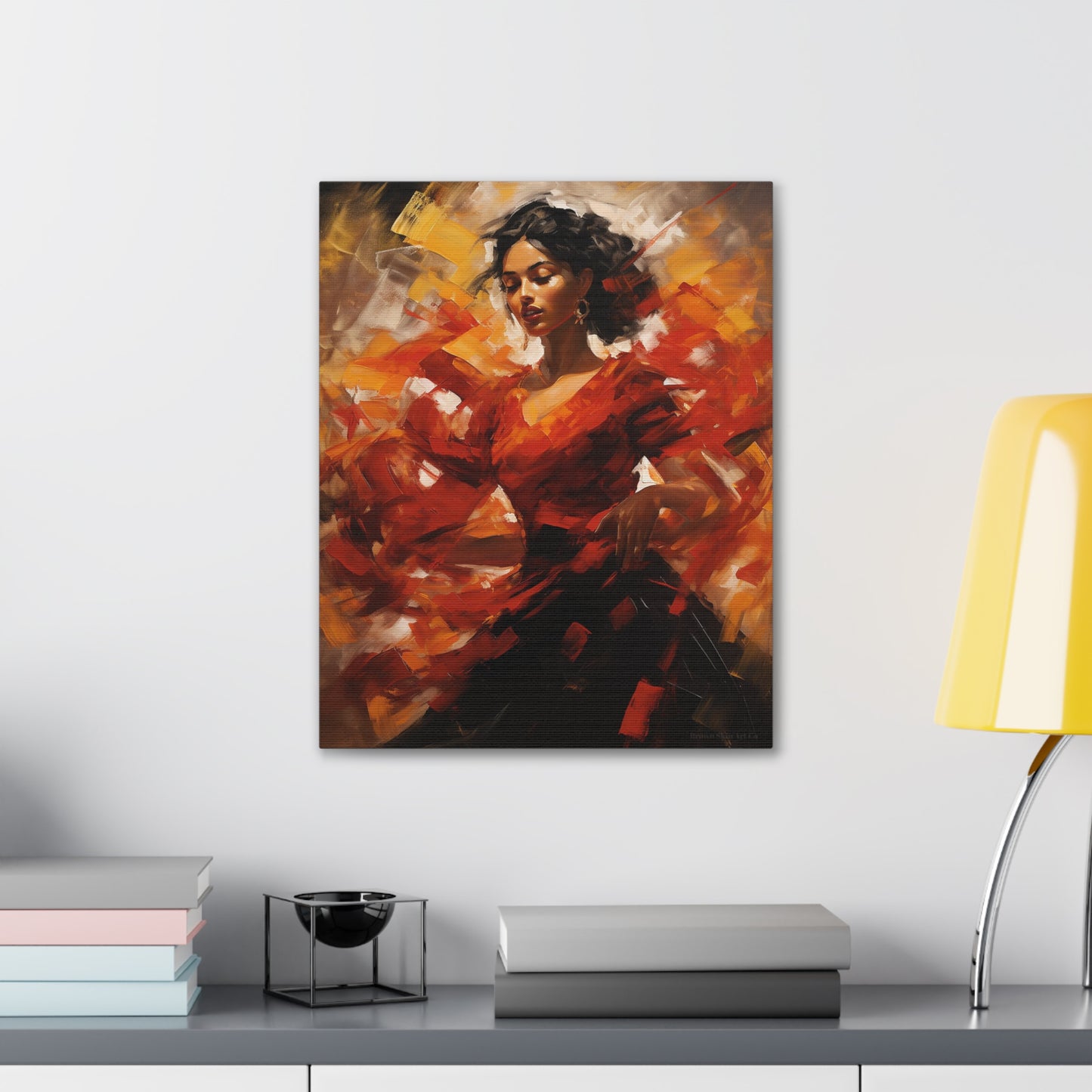 Maria - Andalusian Beauty Flamenco Canvas Artwork