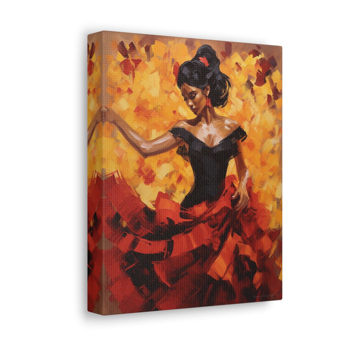 Elena - Mesmerizing Flamenco Dancer Art Print