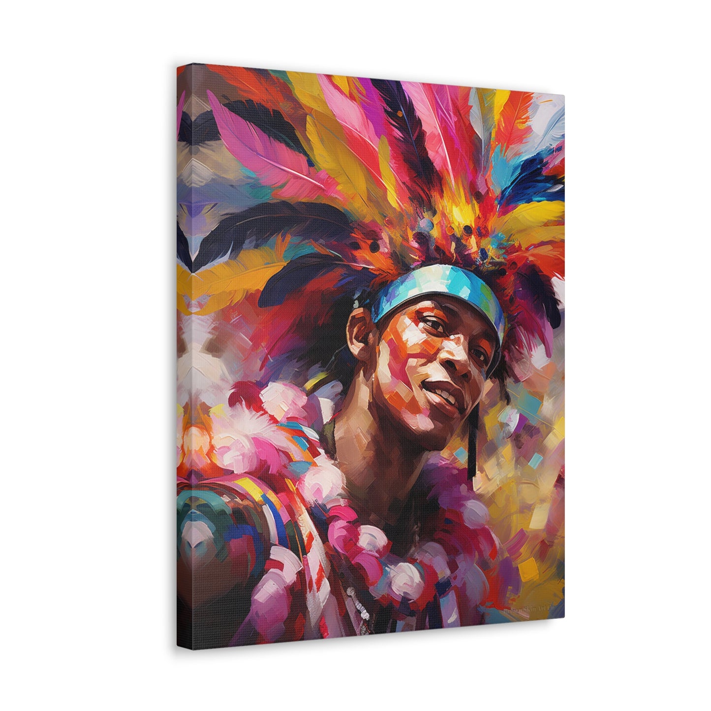 Rhythm in Motion - Carnival Masquerade Revelry Canvas Art