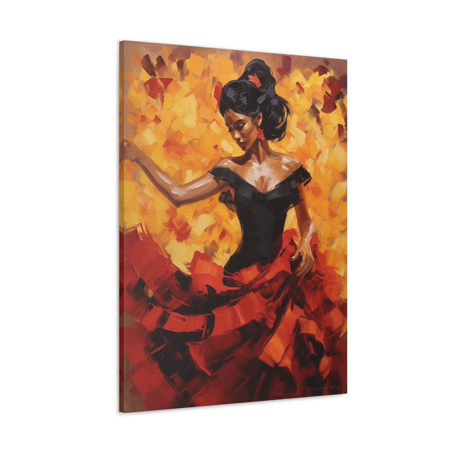 Elena - Mesmerizing Flamenco Dancer Art Print