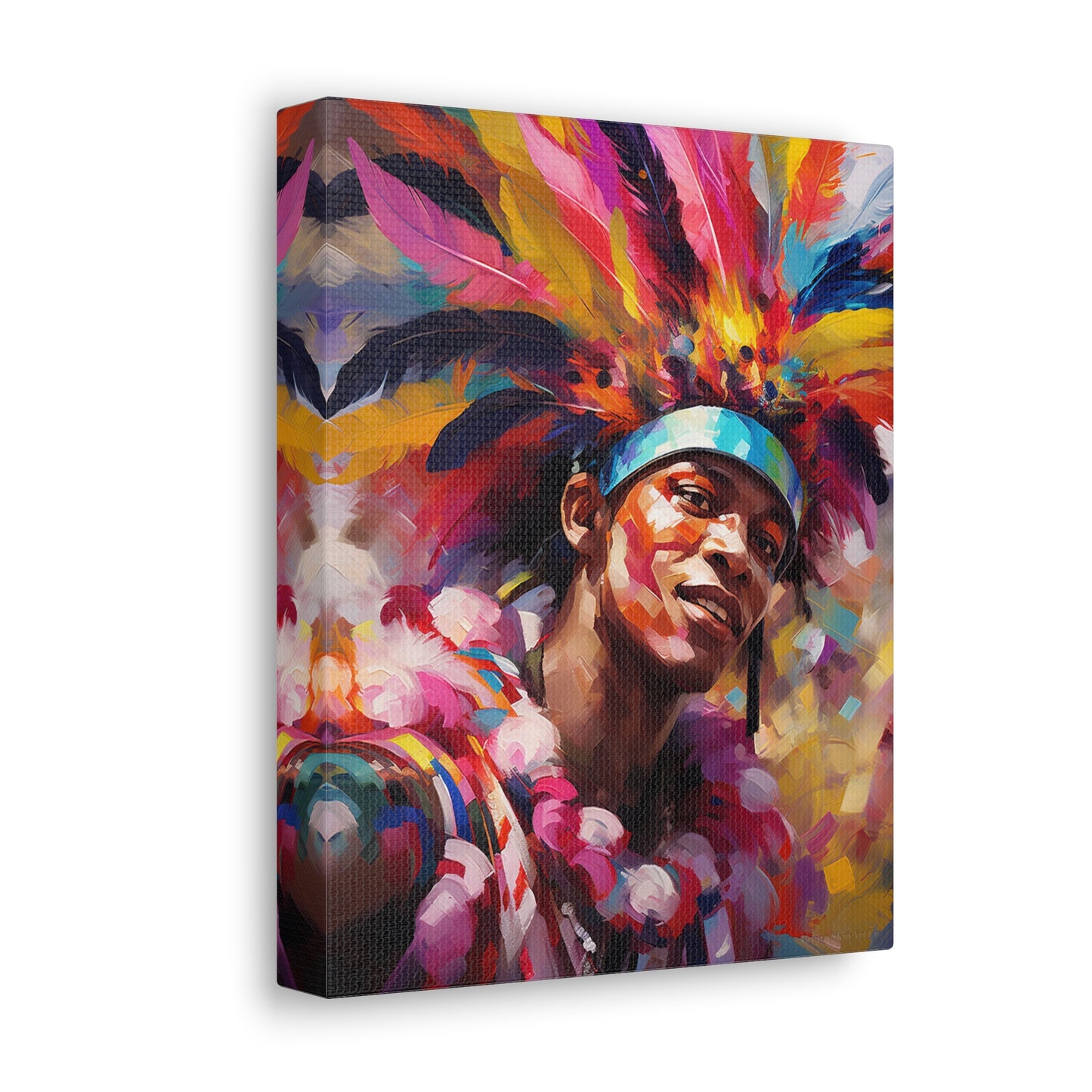 Rhythm in Motion - Trinidad Carnival Dancer Art Print