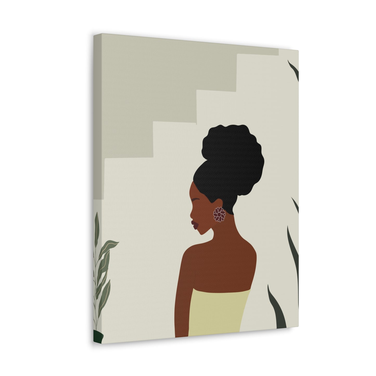 Black Girl Joy - Soulful Sisterhood Minimalist Canvas Art