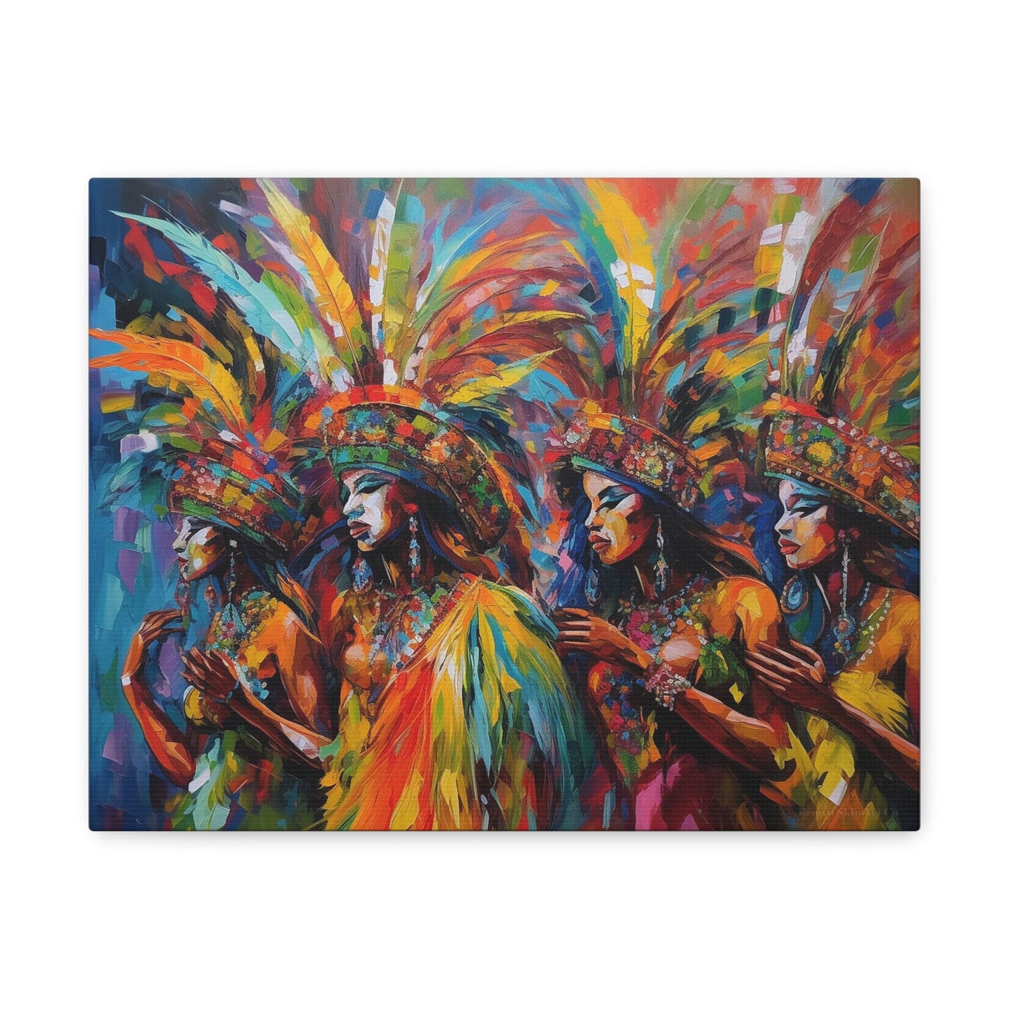 Festival Harmony - Trinidad Carnival Dance Art Print