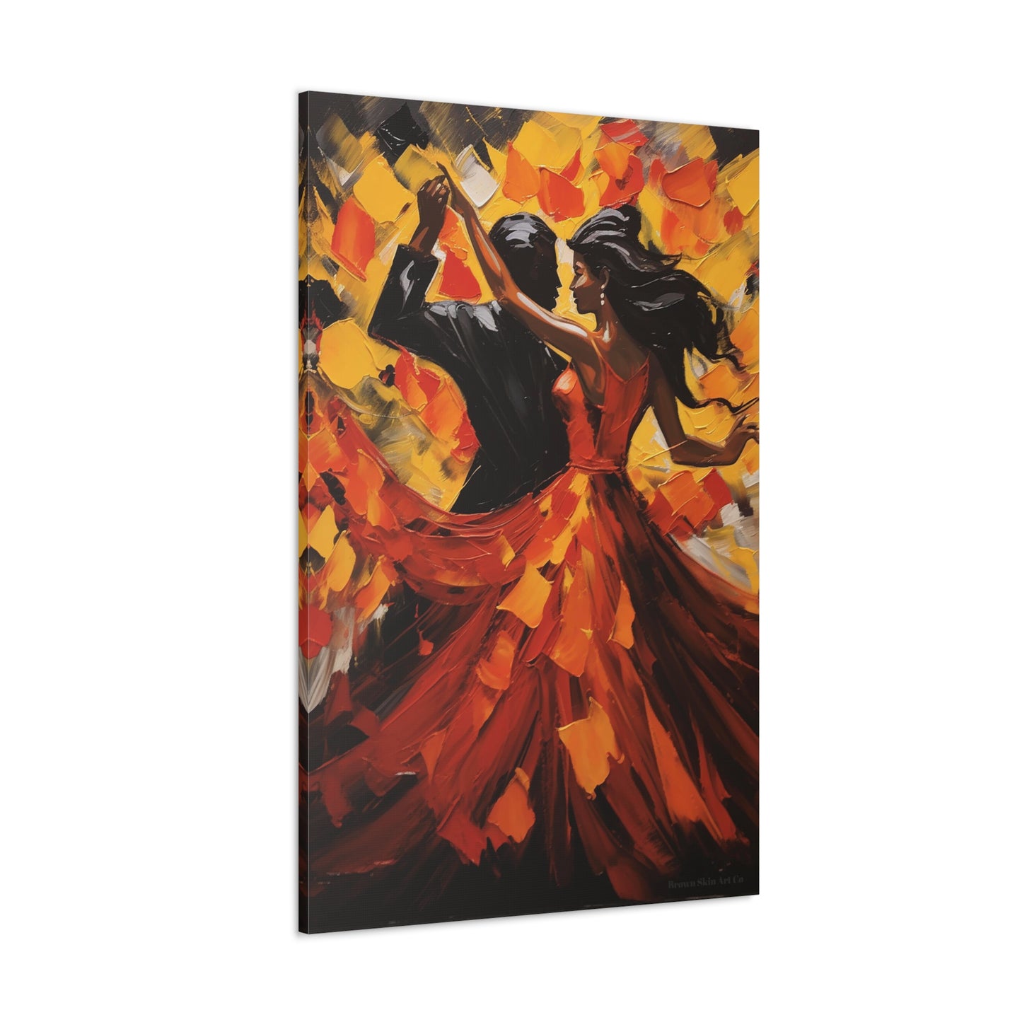 Fernando & Teresa - Elegant Flamenco Dance Couple Art Print