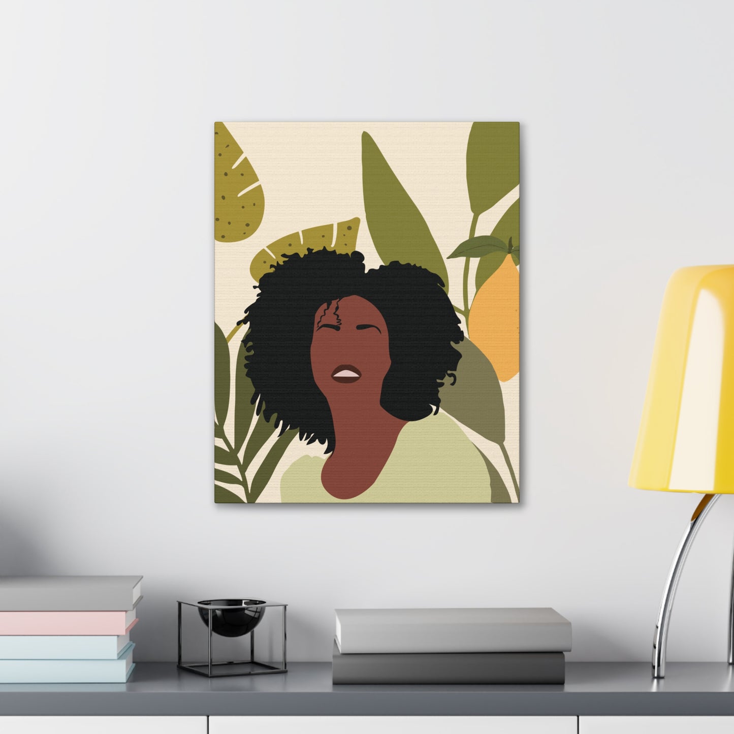 Black Girl Magic for the Soul - Afrocentric Empowerment Canvas Art