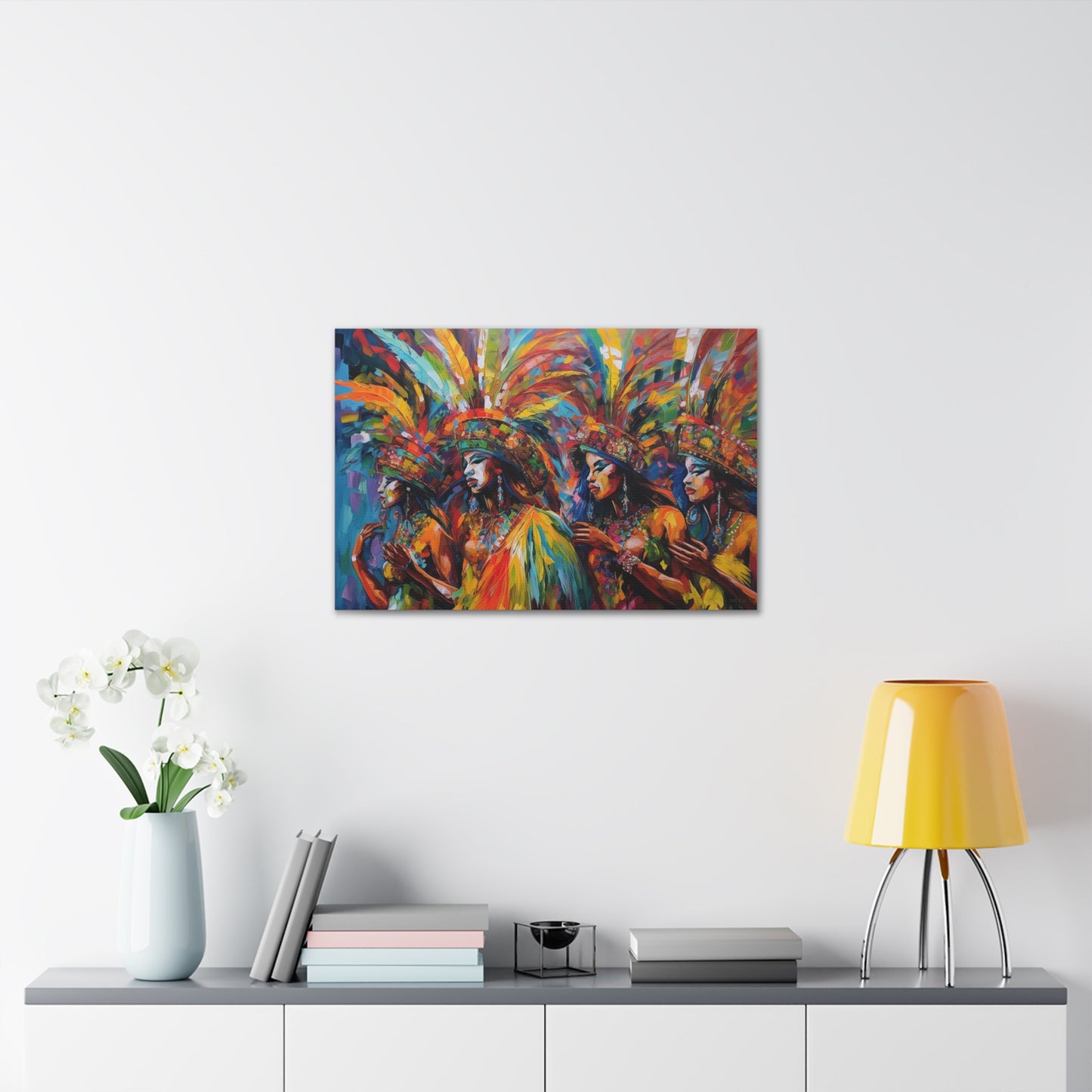 Festival Harmony - Trinidad Carnival Dance Art Print