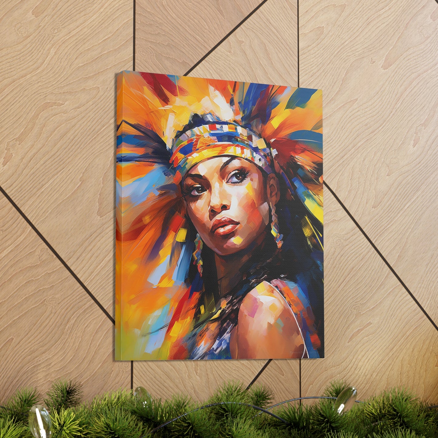 Dance of Colors - Soca Rhythm Illustrations Canvas