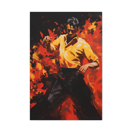Carlos - Dynamic Flamenco Virtuoso Art Print