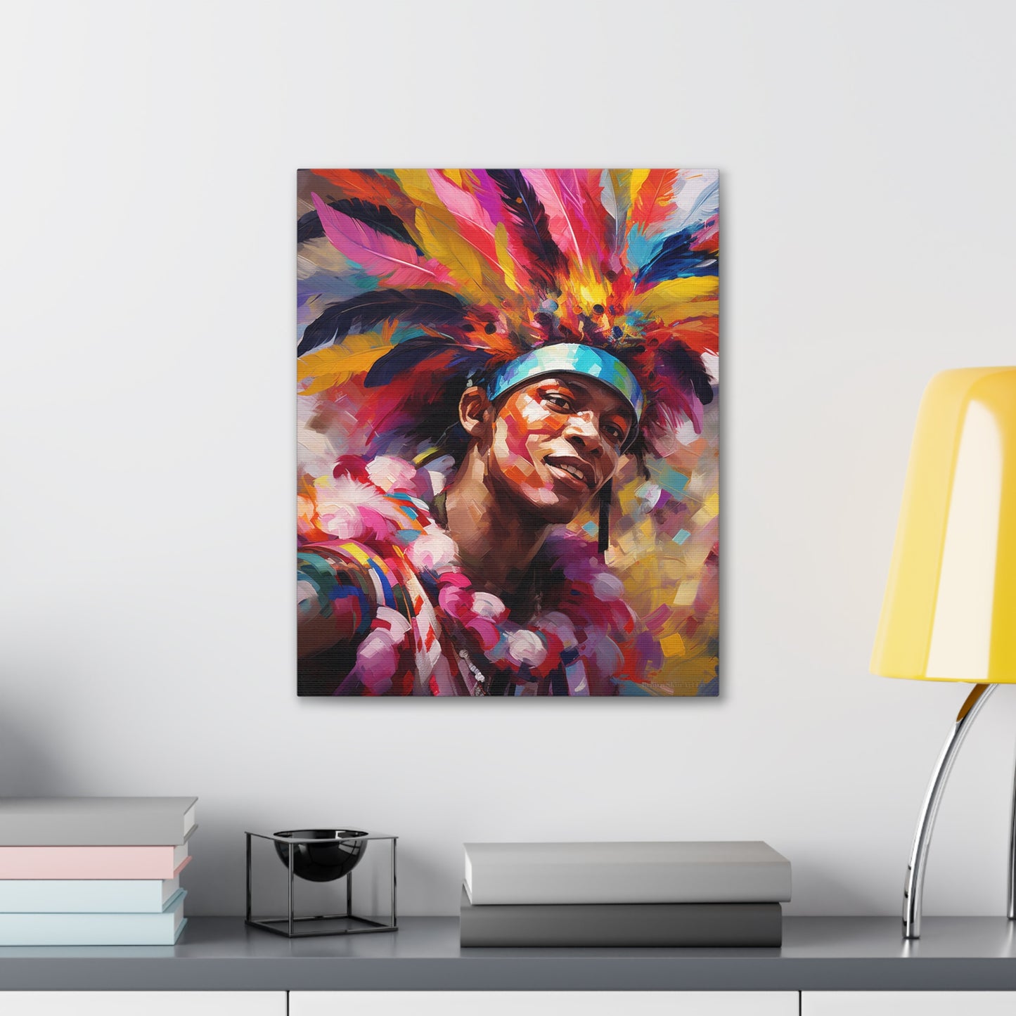 Rhythm in Motion - Carnival Masquerade Revelry Canvas Art