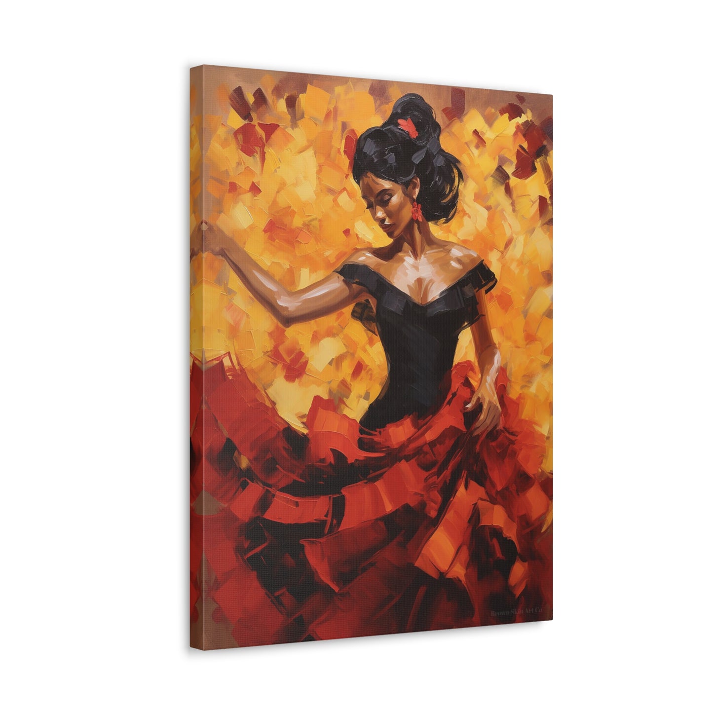 Elena - Mesmerizing Flamenco Dancer Art Print