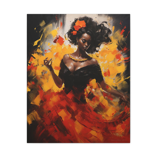 Carmen - Passionate Flamenco Dancer Art Print