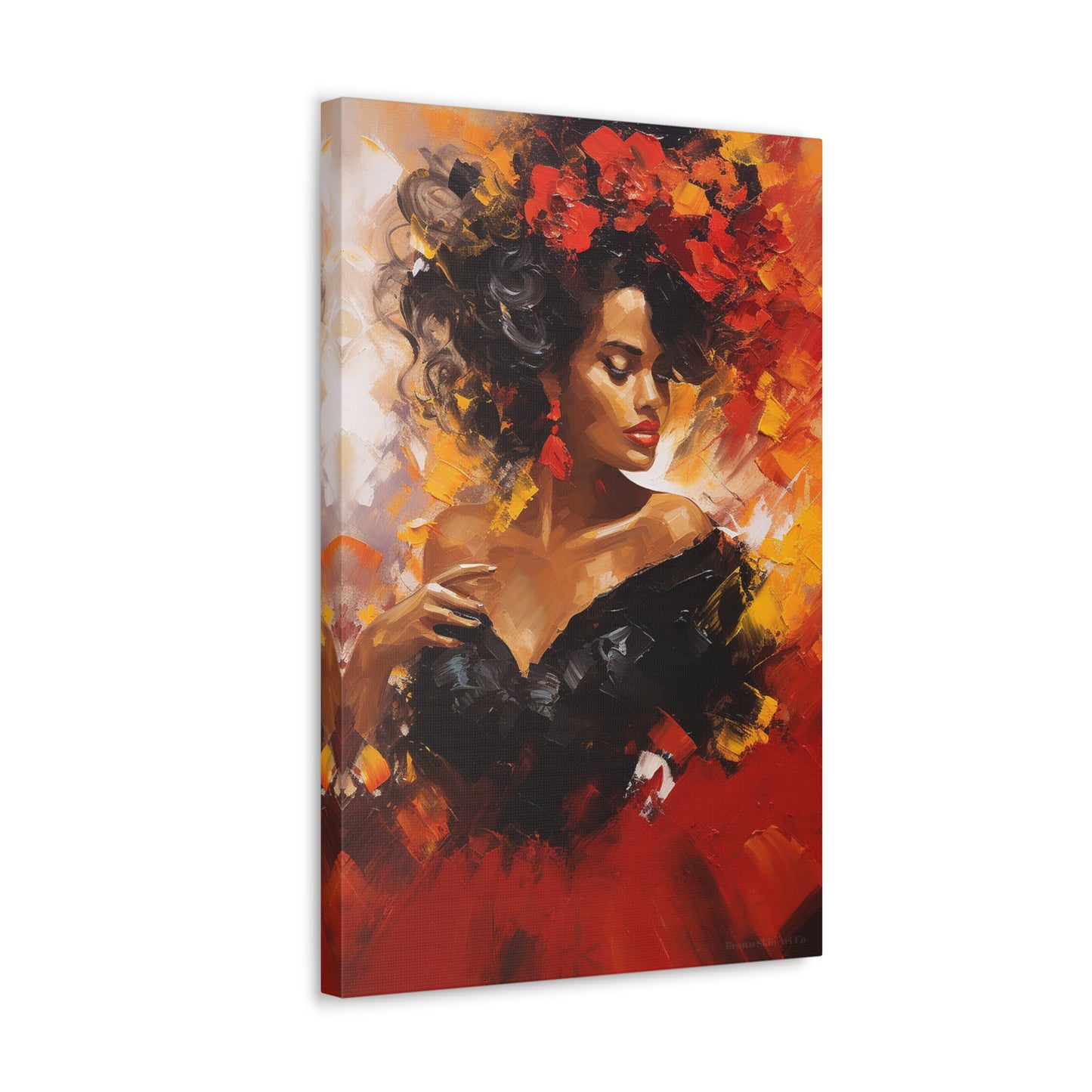 Lucia - Elegant Flamenco Dancer Art Print