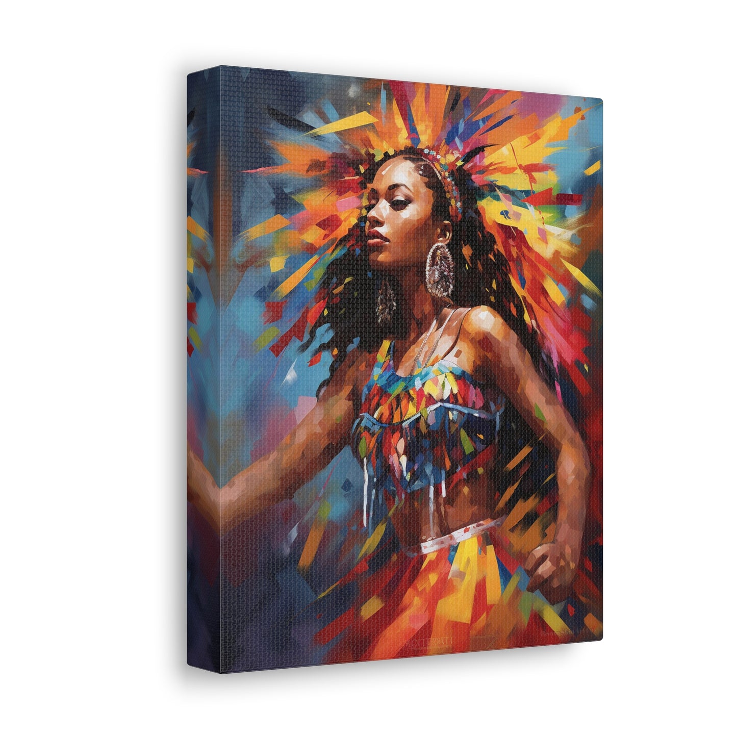 Rhythm's Embrace - Trinidad Carnival Dance Art Print