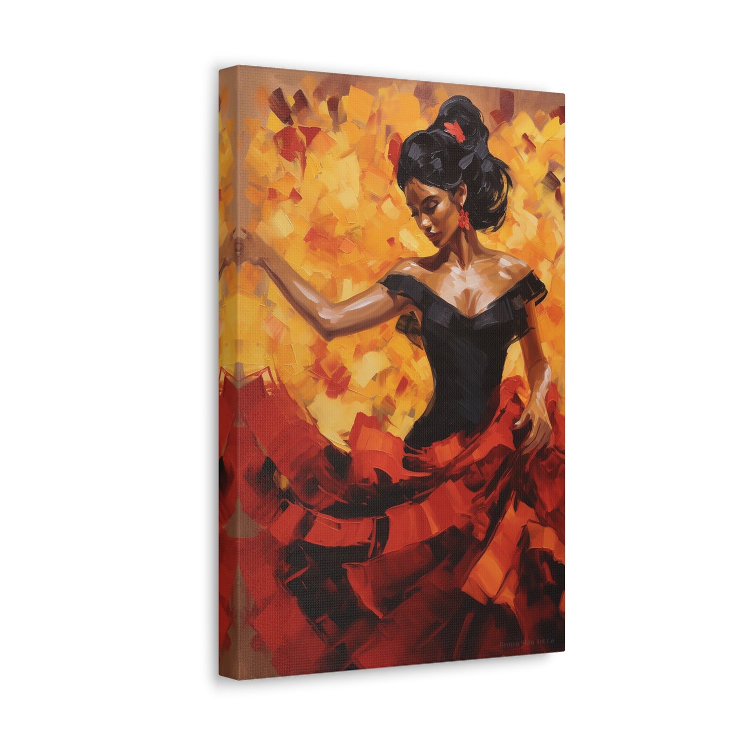 Elena - Mesmerizing Flamenco Dancer Art Print