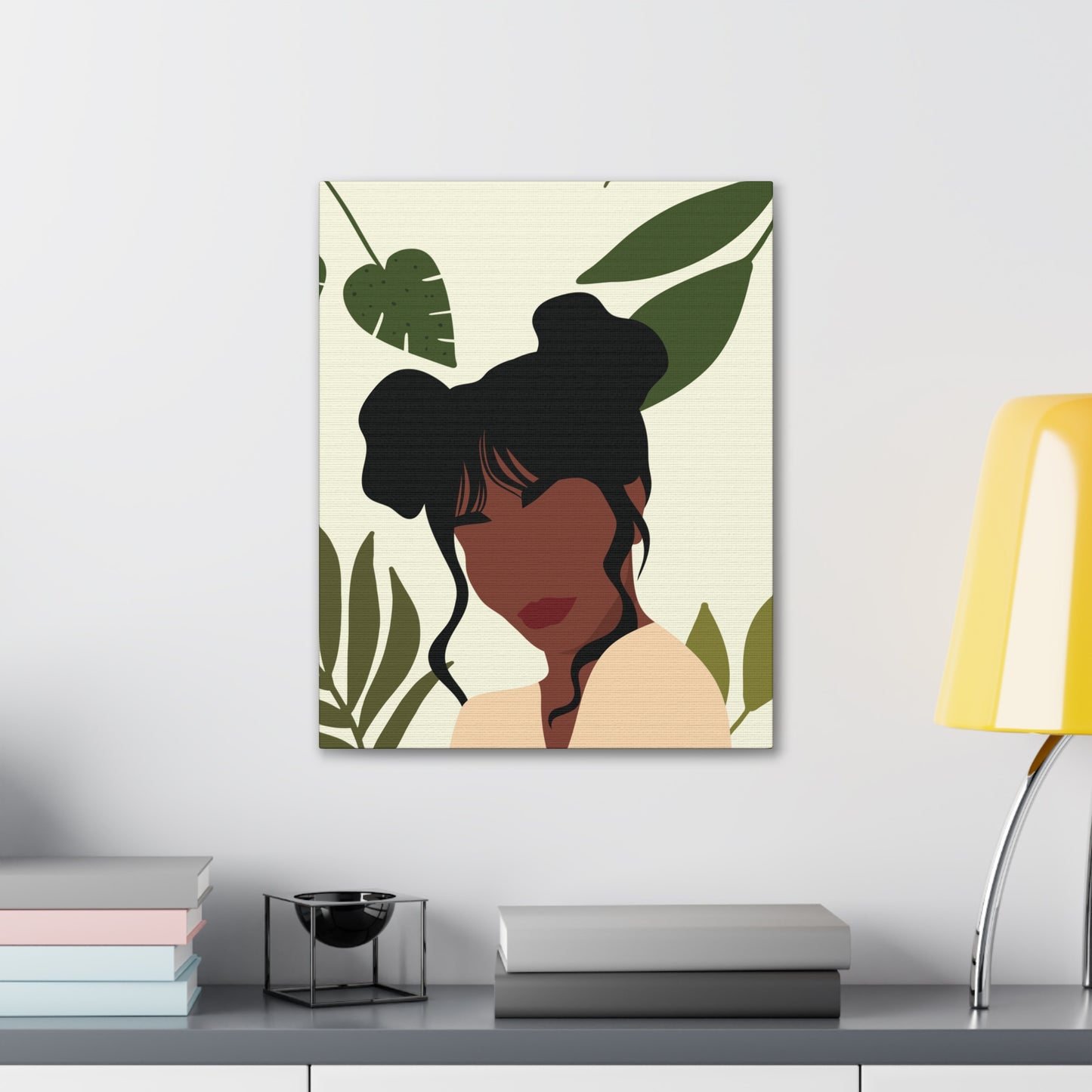 Unapologetically Black and Beautiful - Afrocentric Minimalist Elegance Canvas Art