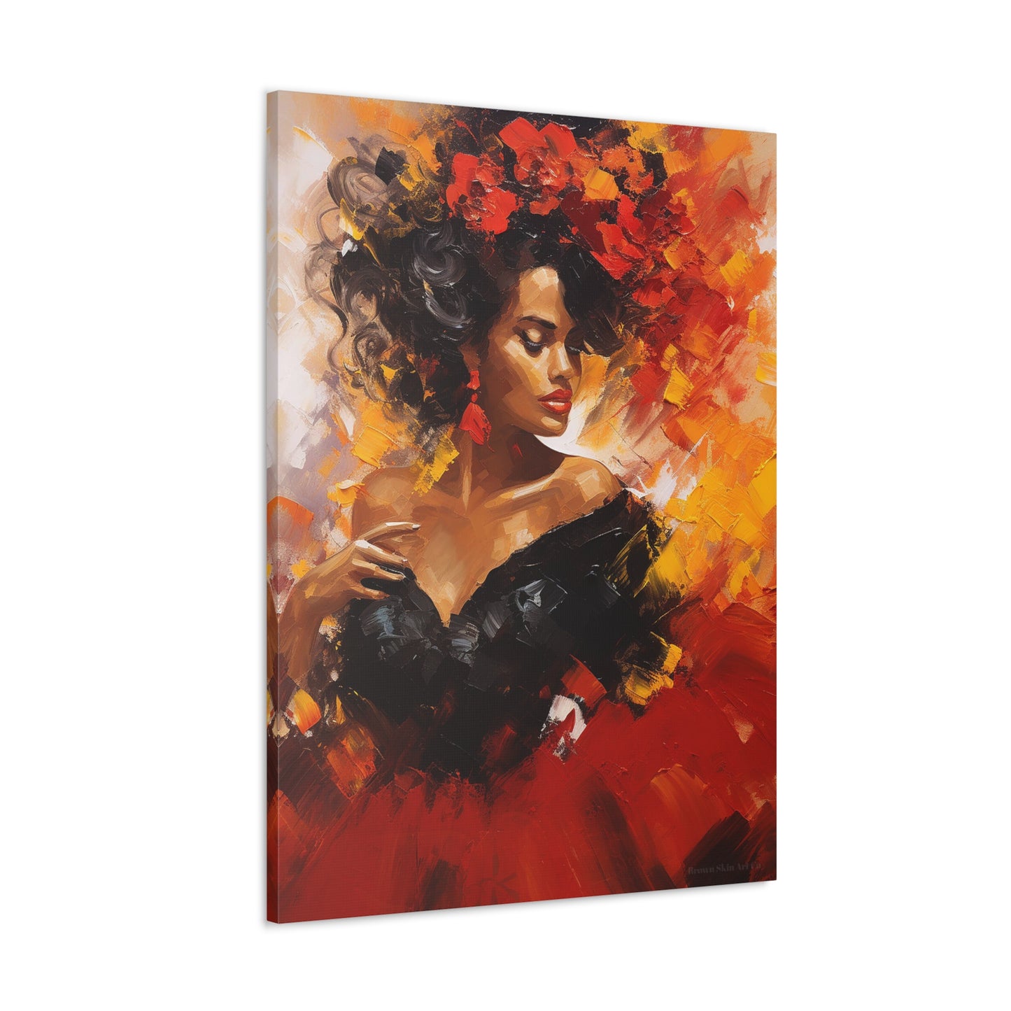 Lucia - Elegant Flamenco Dancer Art Print