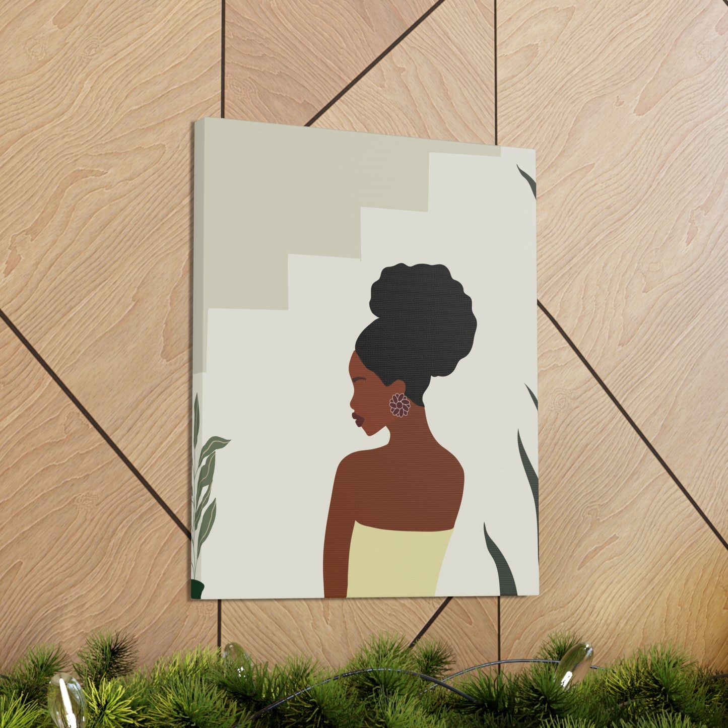 Black Girl Joy - Soulful Sisterhood Minimalist Canvas Art