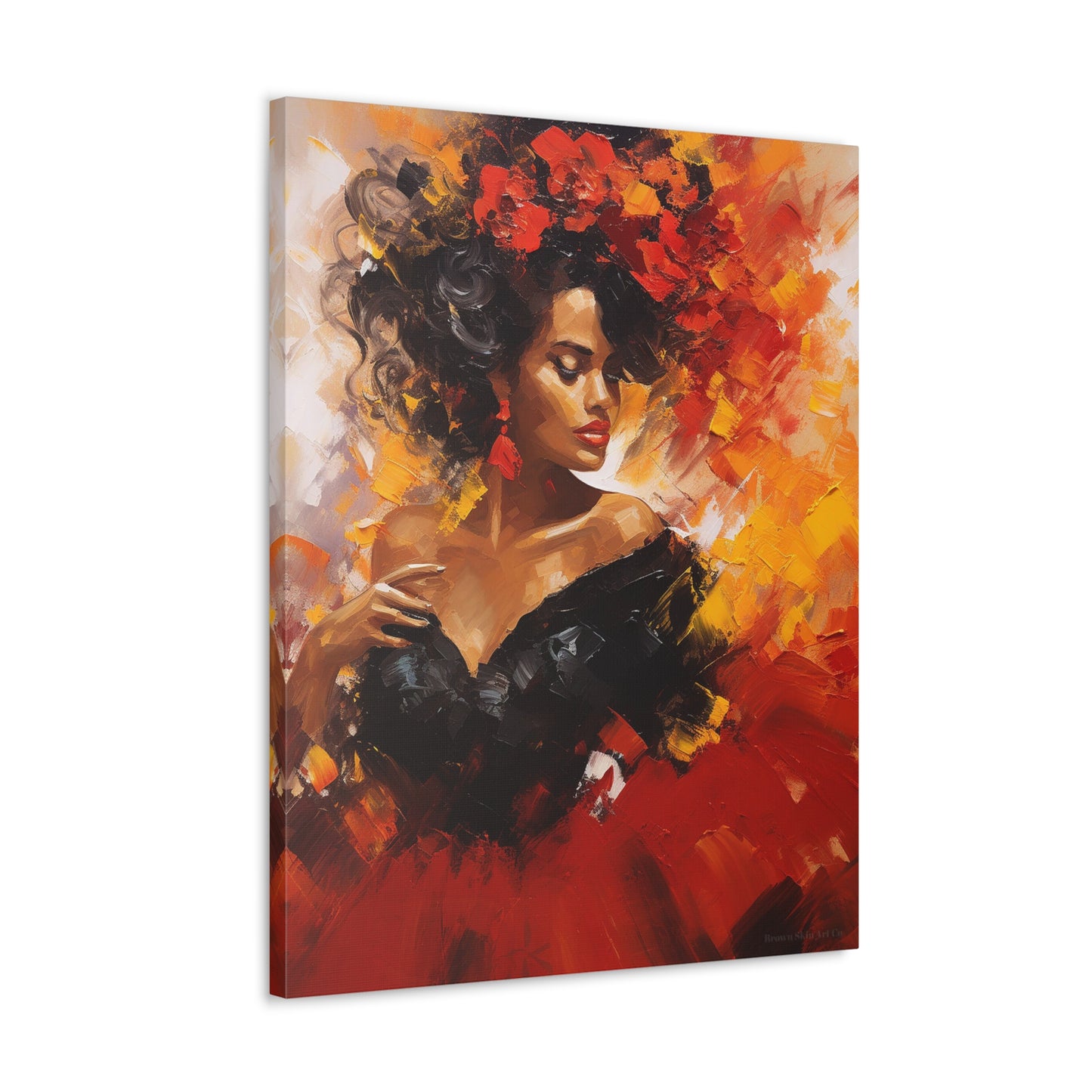 Lucia - Elegant Flamenco Dancer Art Print