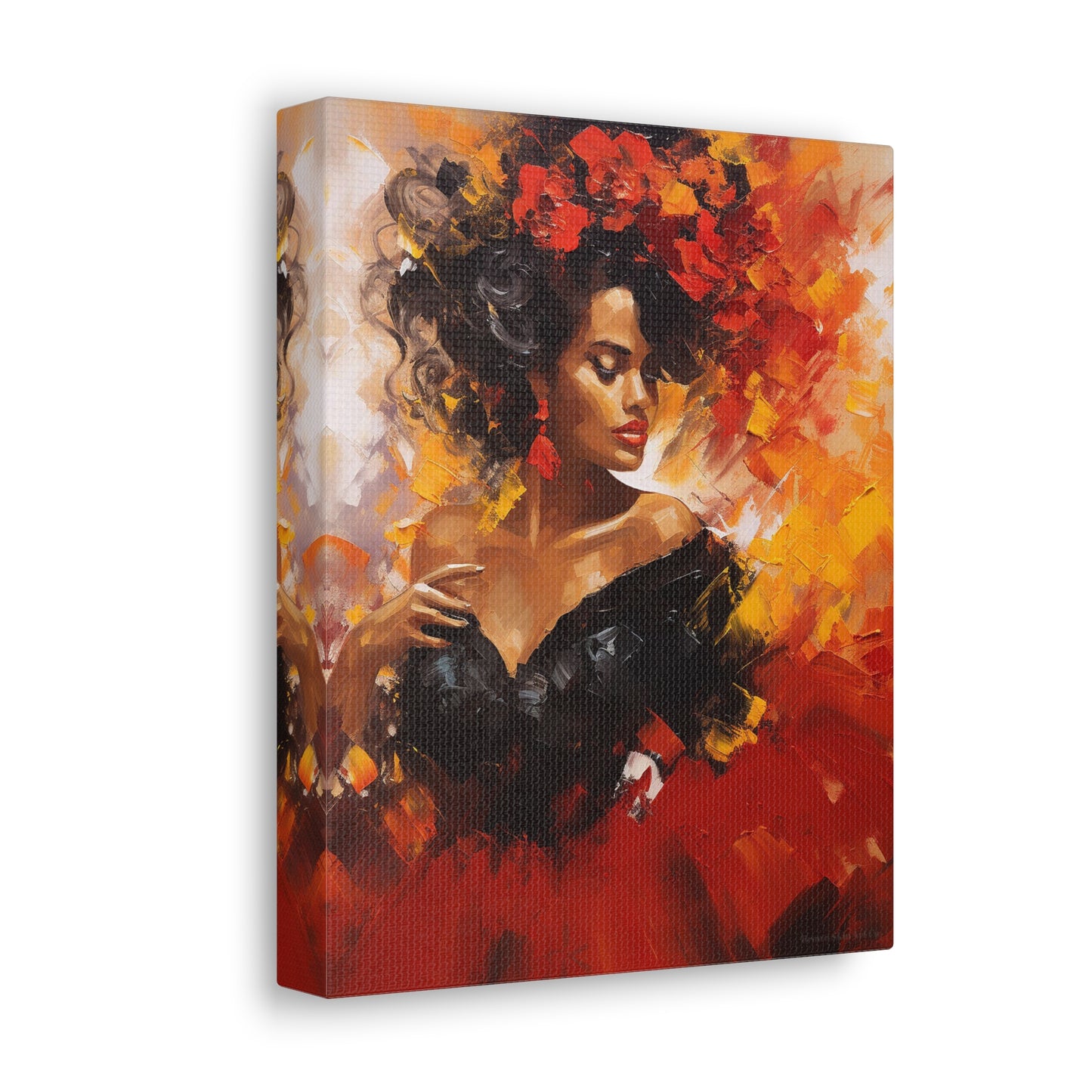 Lucia - Elegant Flamenco Dancer Art Print