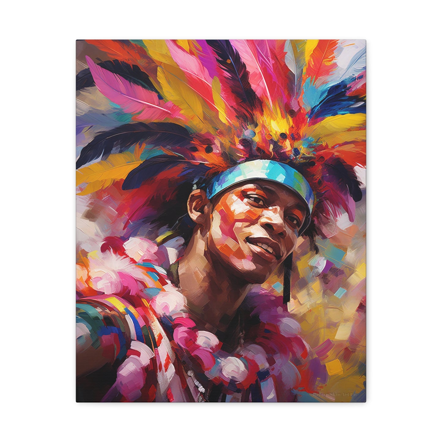 Rhythm in Motion - Trinidad Carnival Dancer Art Print