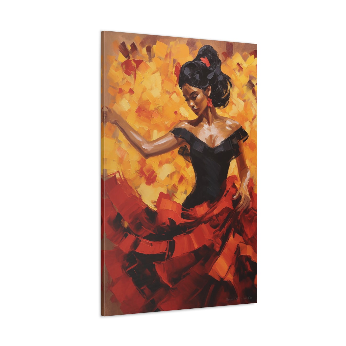 Elena - Mesmerizing Flamenco Dancer Art Print