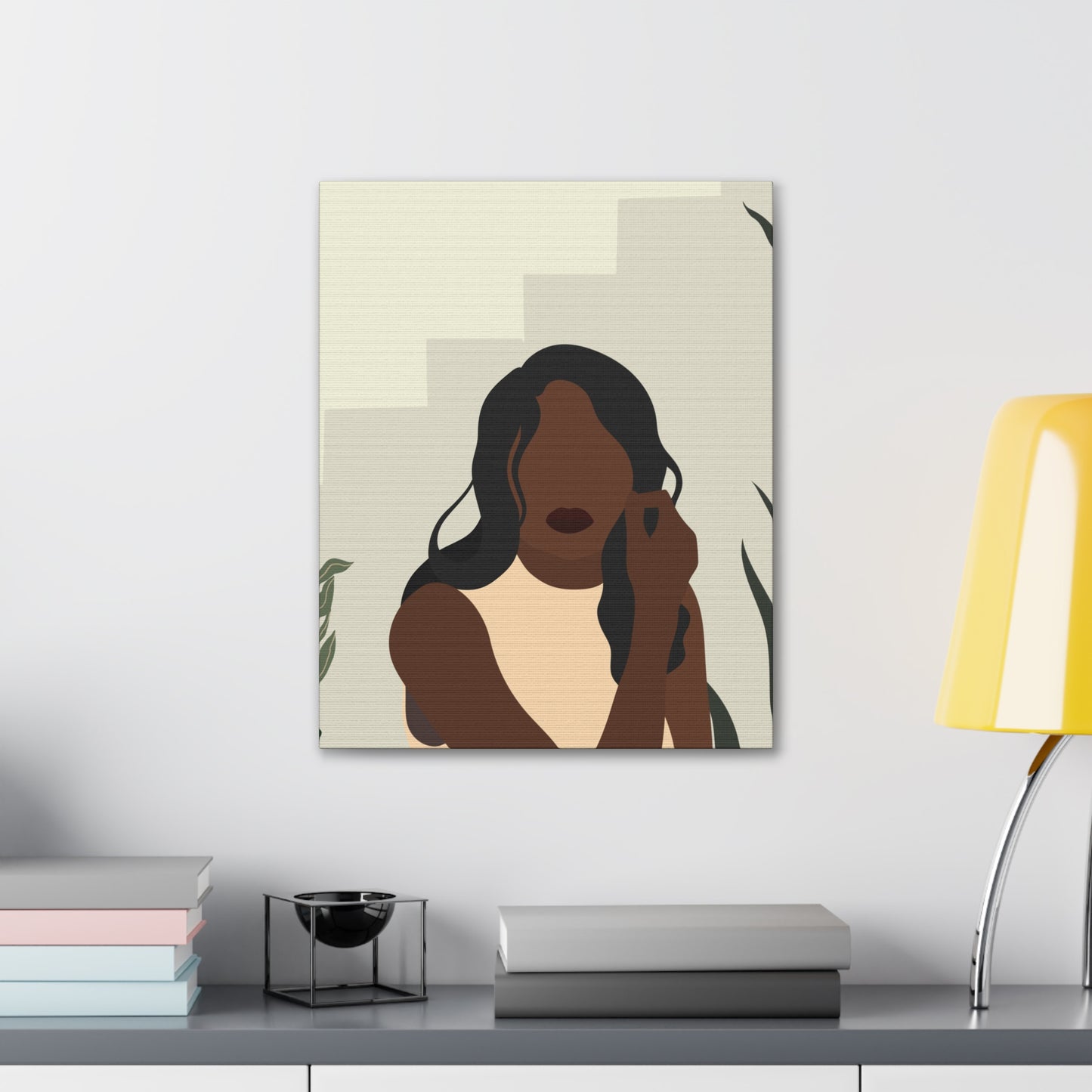 African American Royalty Wall Art | 16"x20" Canvas Celebrating Black Women's Majesty