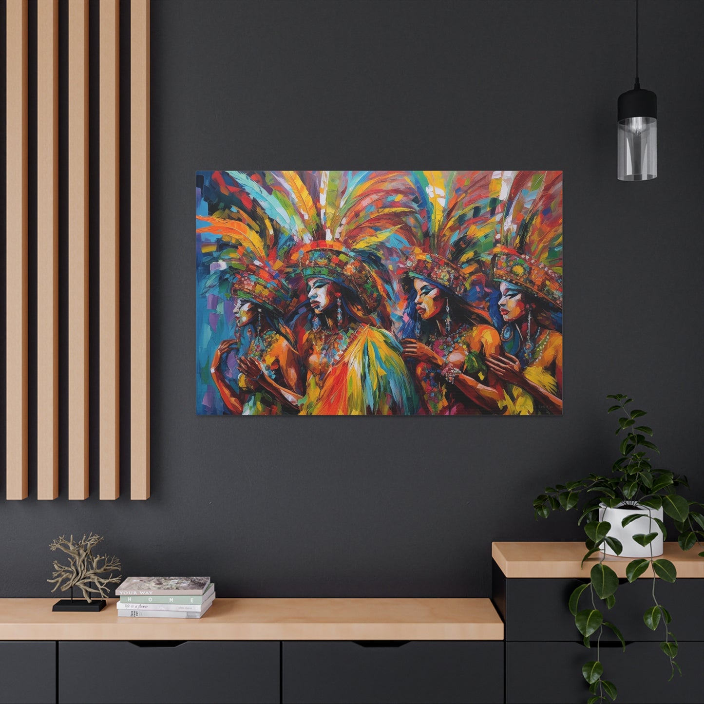 Festival Harmony - Trinidad Carnival Dance Art Print