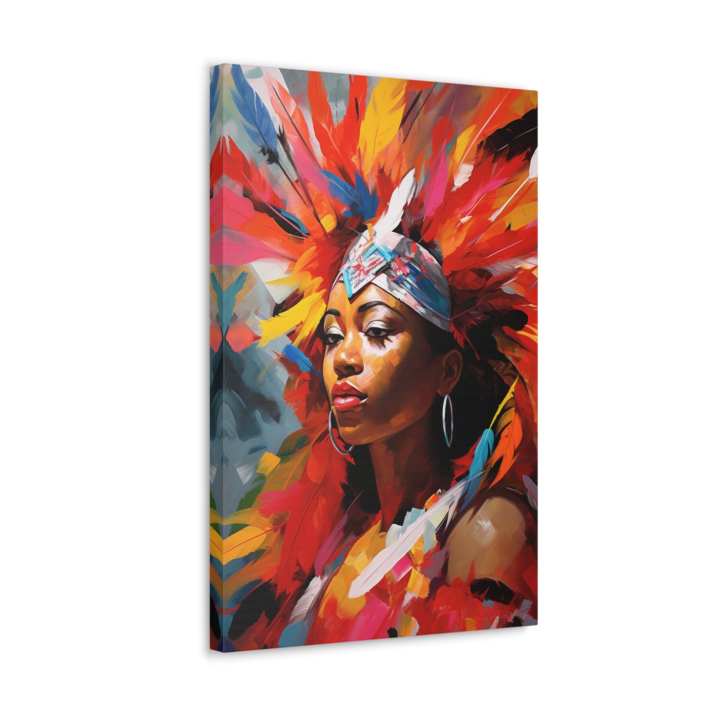 Feathers and Festivity - Trinidad Carnival Dance Art Print