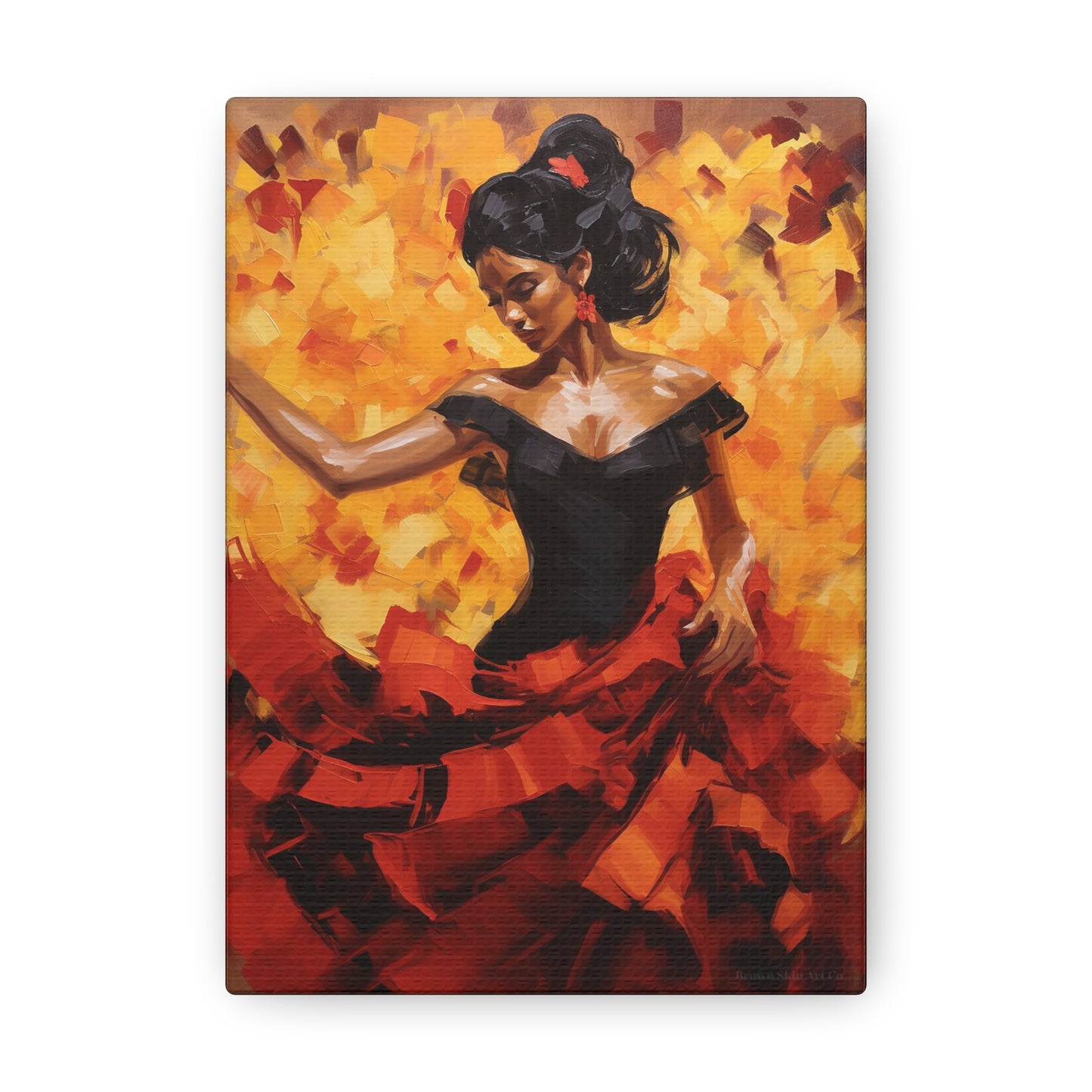 Elena - Mesmerizing Flamenco Dancer Art Print