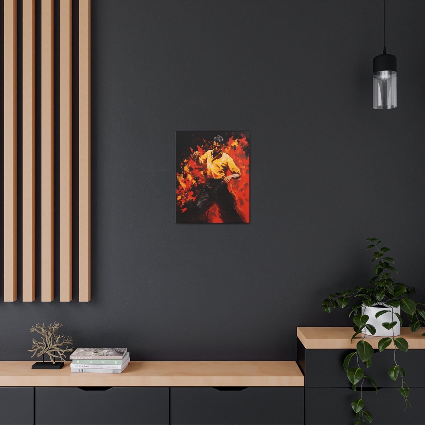 Carlos - Fiery Choreography Flamenco Canvas Wall Art