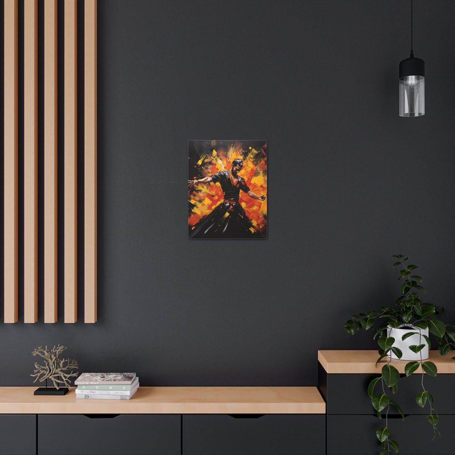 Javier - Fiery Flamenco Elegance Canvas Wall Art