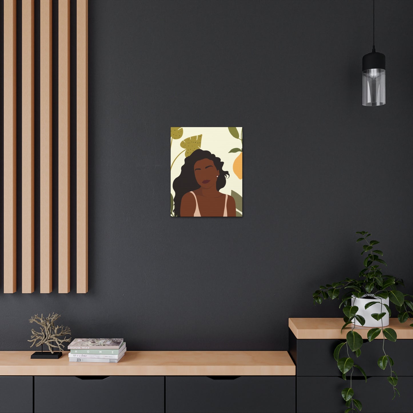 Women of Color Empowerment - Afrocentric Strength and Beauty Canvas Art