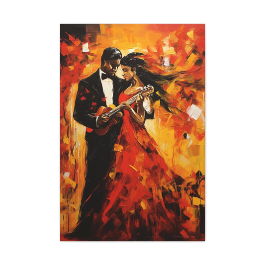 Antonio & Camilia - Romantic Flamenco Dance Couple Art Print