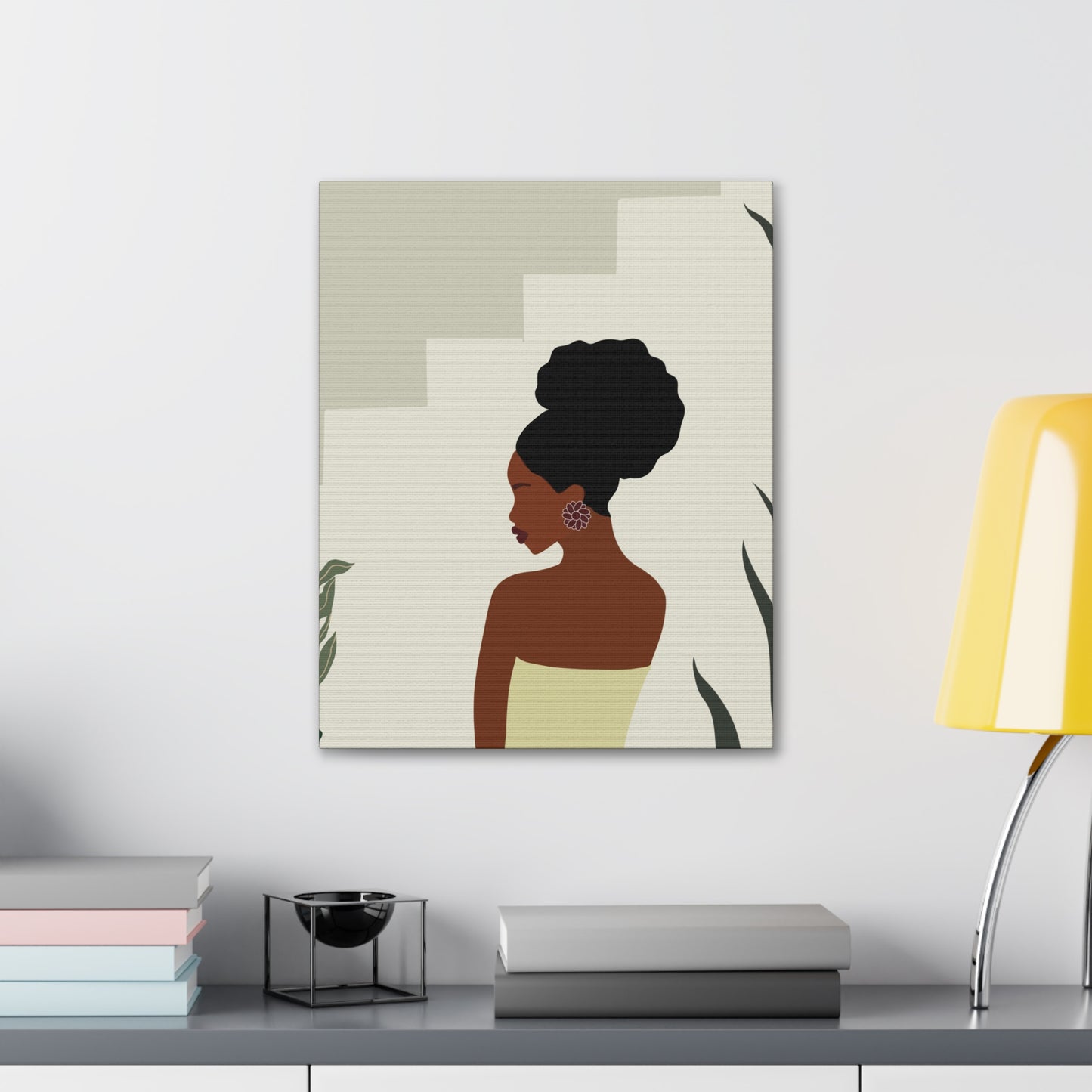 Black Girl Joy - Soulful Sisterhood Minimalist Canvas Art