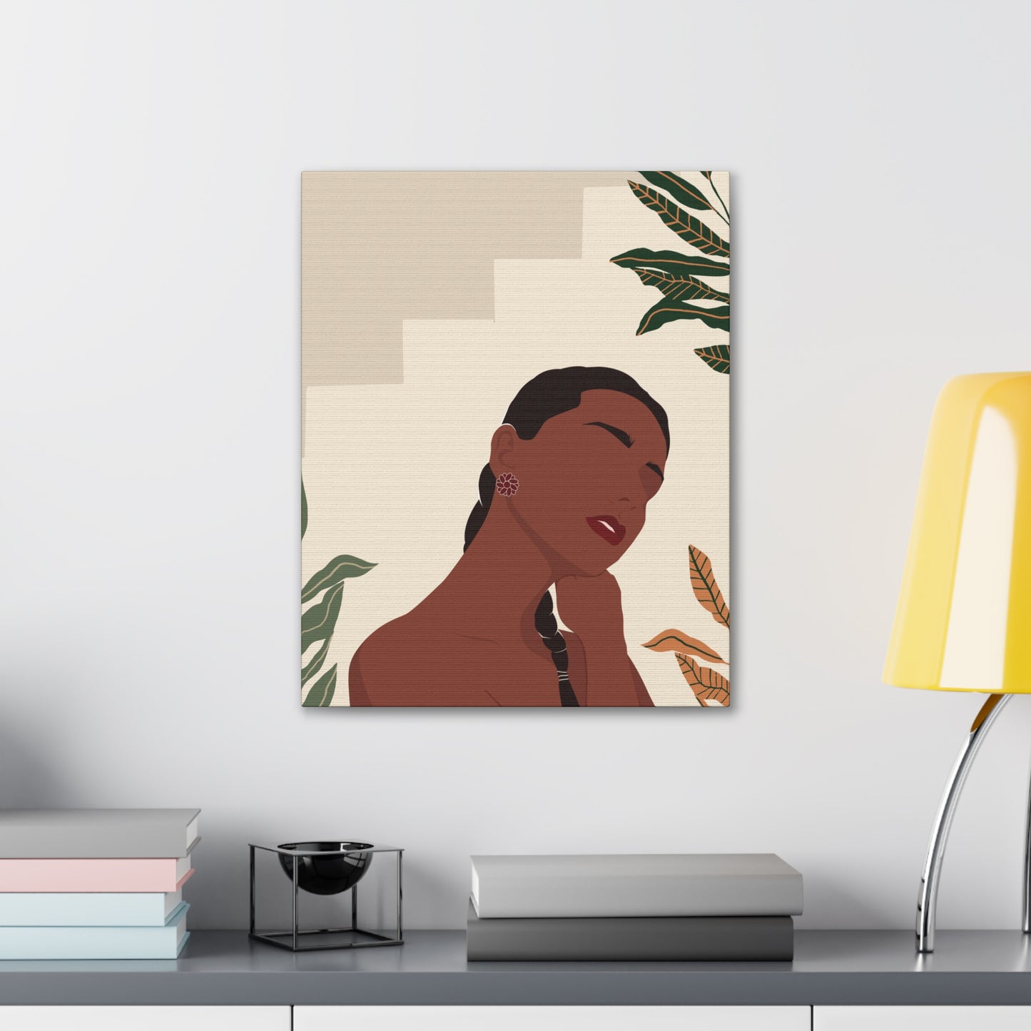 Black Queens Rule The World - Regal Melanin Grace Canvas Art