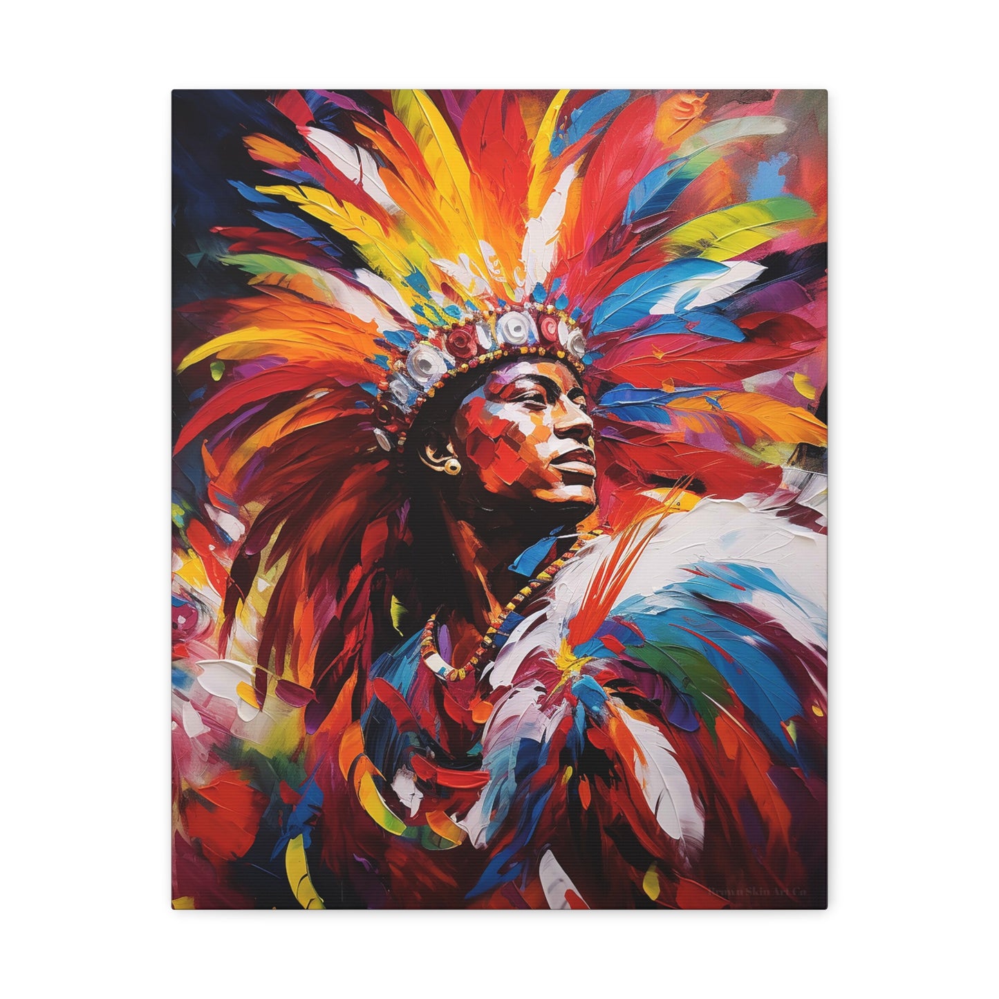 Masquerade Majesty - Carnival King and Queen Canvas Art