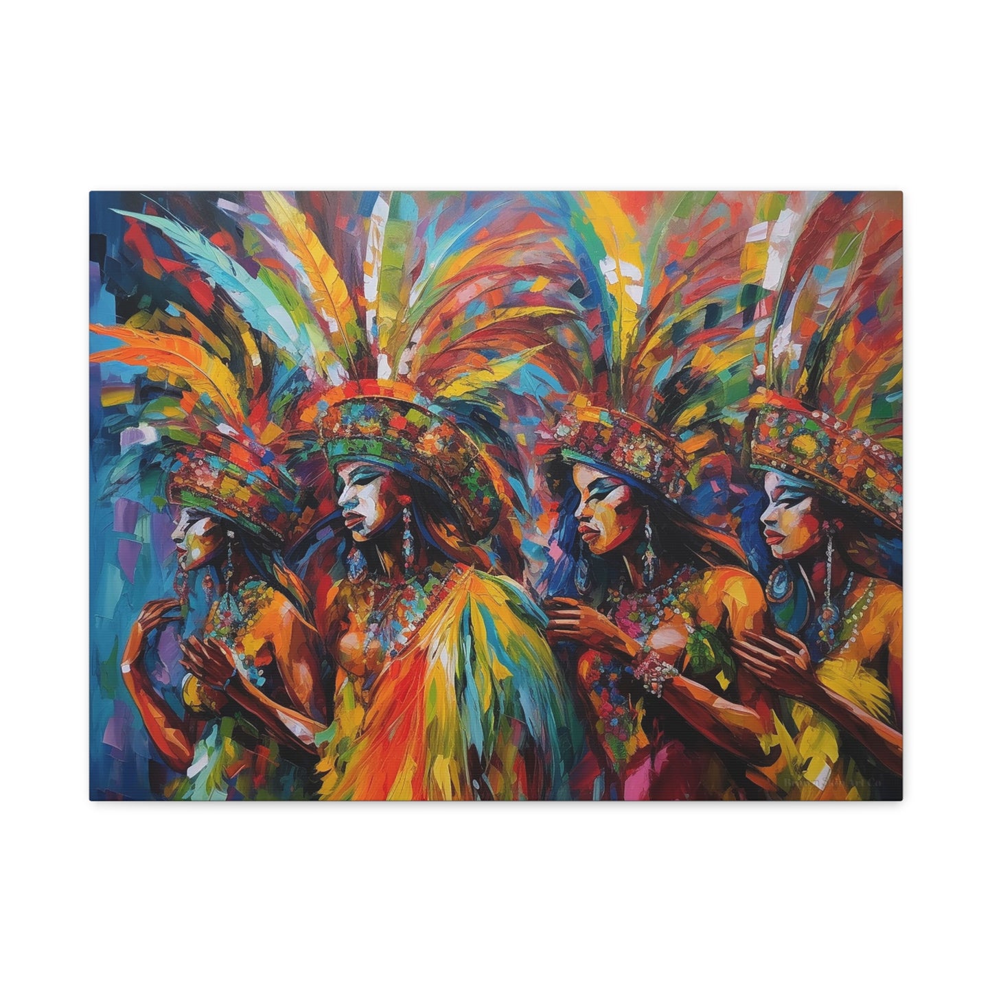 Festival Harmony - Trinidad Carnival Dance Art Print