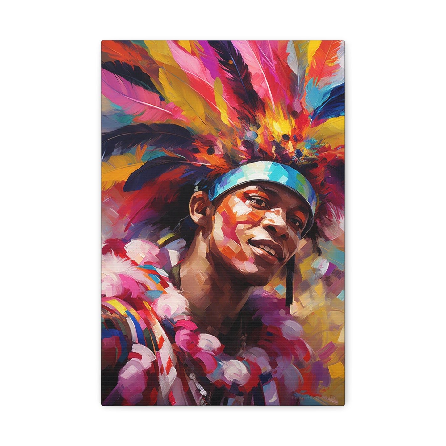 Rhythm in Motion - Trinidad Carnival Dancer Art Print