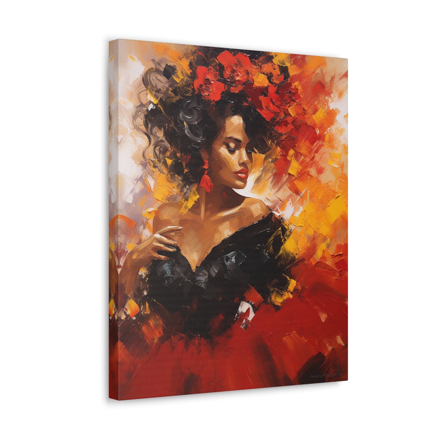 Lucia - Elegant Flamenco Dancer Art Print