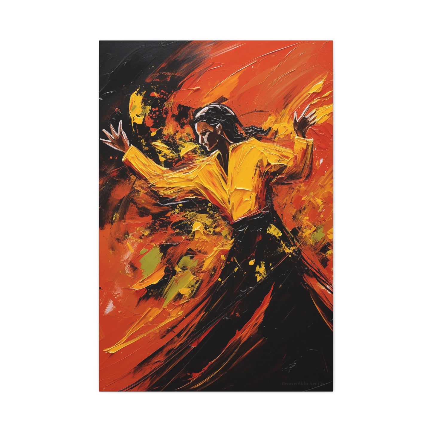 Alejandro - Dynamic Spanish Flamenco Dance Art Print