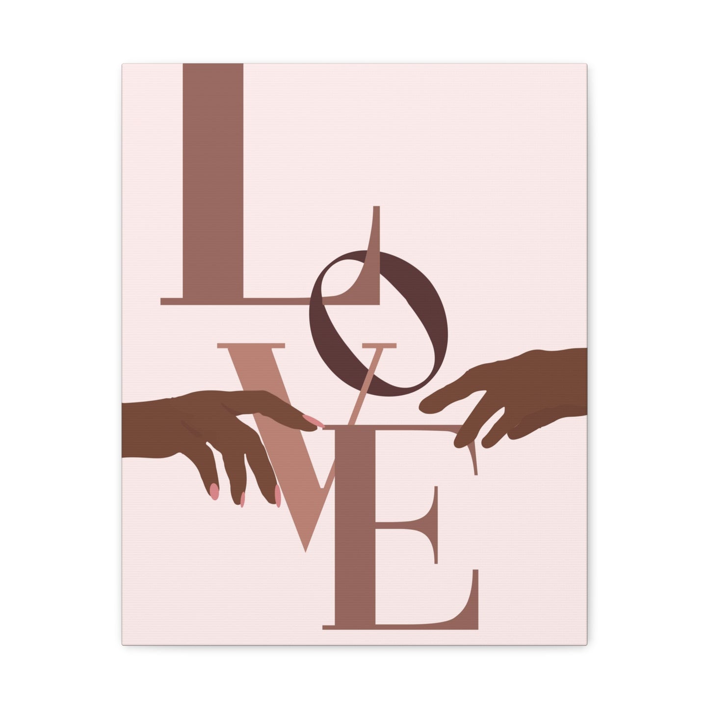 Together in Love - Vibrant Black Couple Canvas Art for Your Space