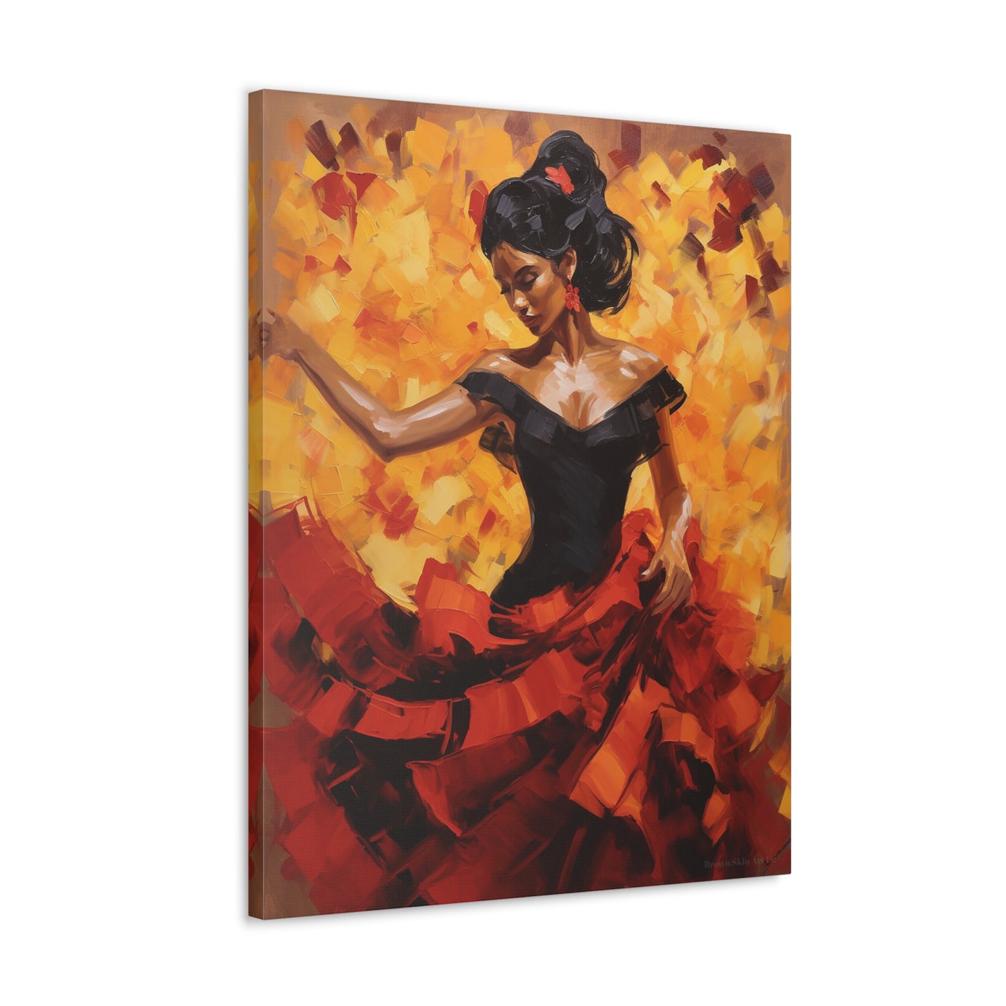 Elena - Mesmerizing Flamenco Dancer Art Print