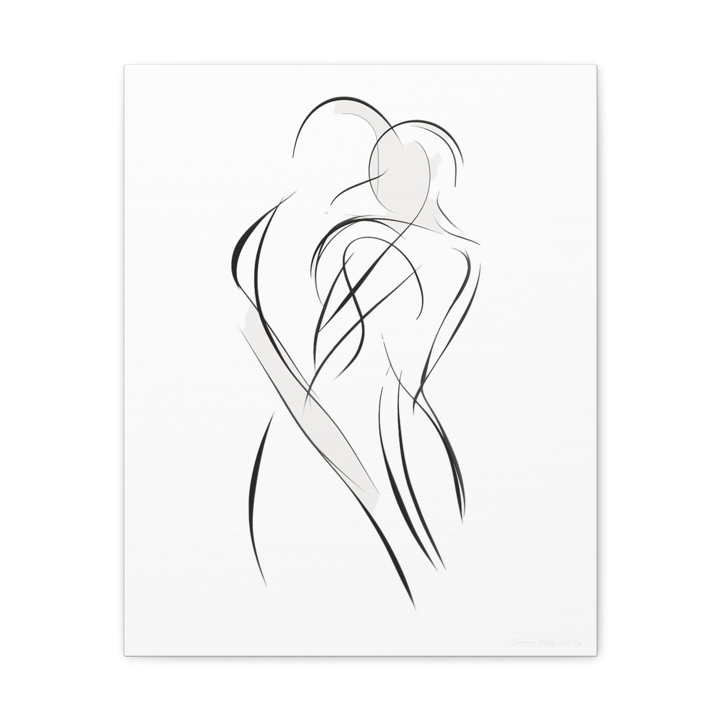 Infinite Connection - Intertwined Souls Artwork Canvas Piece