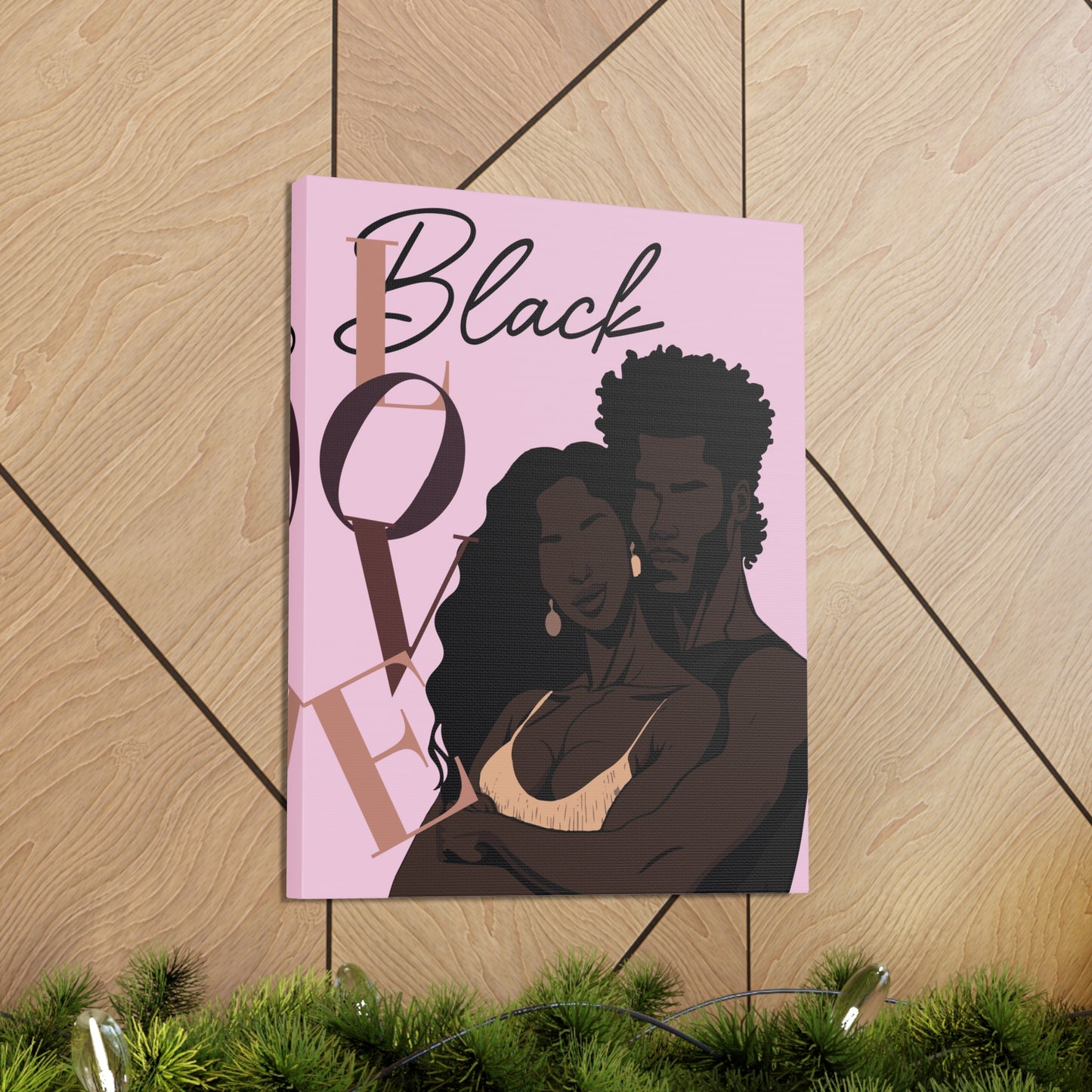 Soulful Connection - Beautiful Black Love Wall Art for Living Spaces