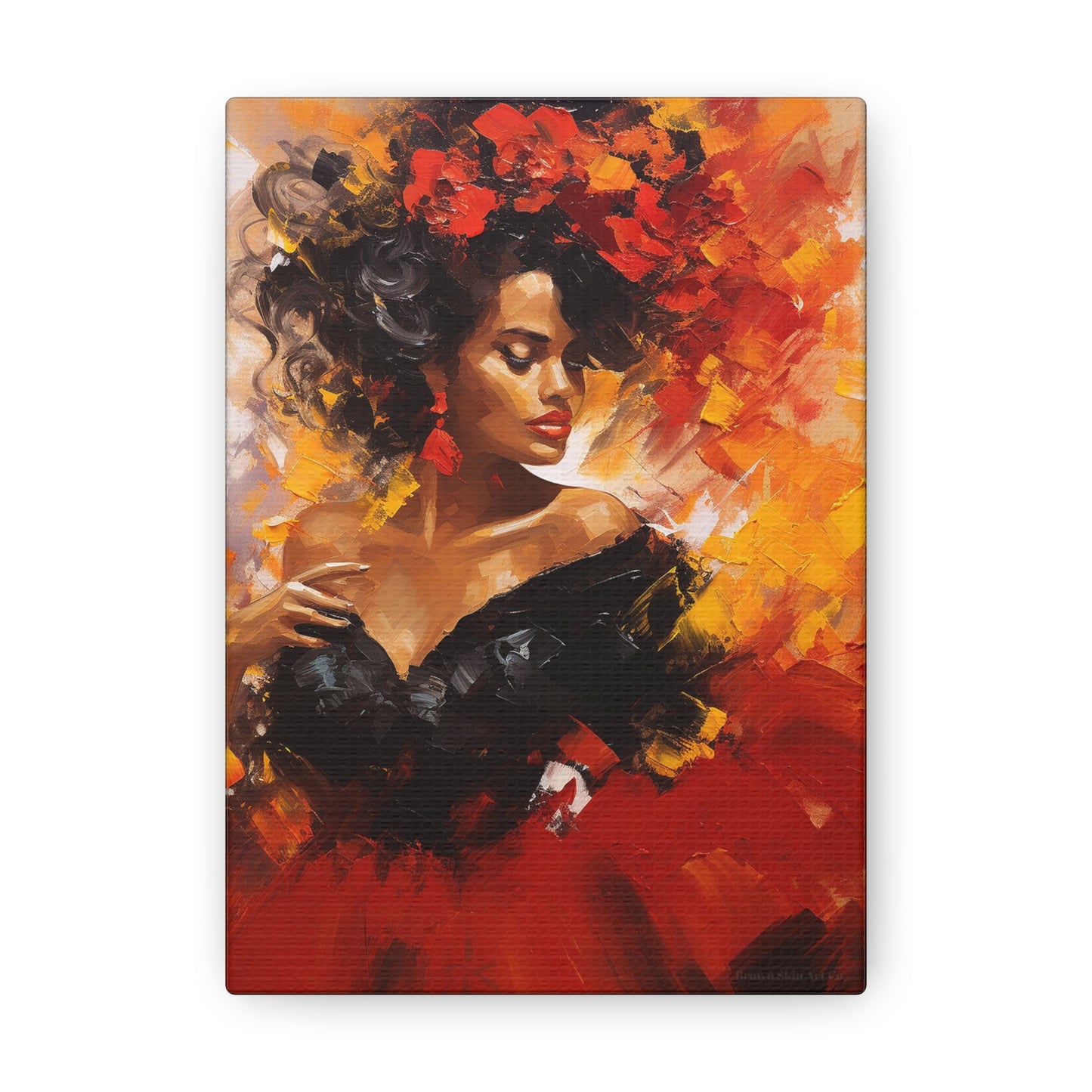 Lucia - Elegant Flamenco Dancer Art Print