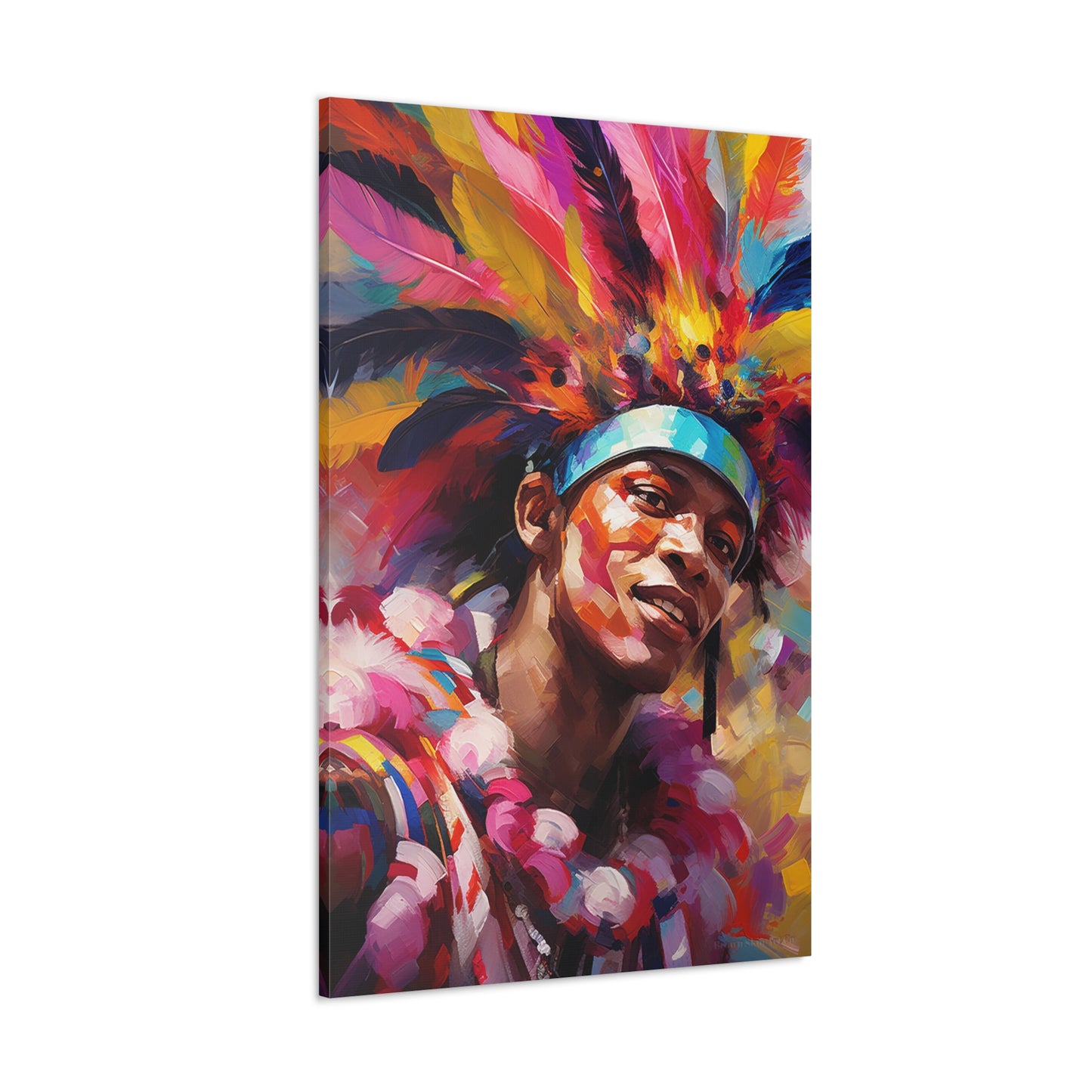 Rhythm in Motion - Trinidad Carnival Dancer Art Print