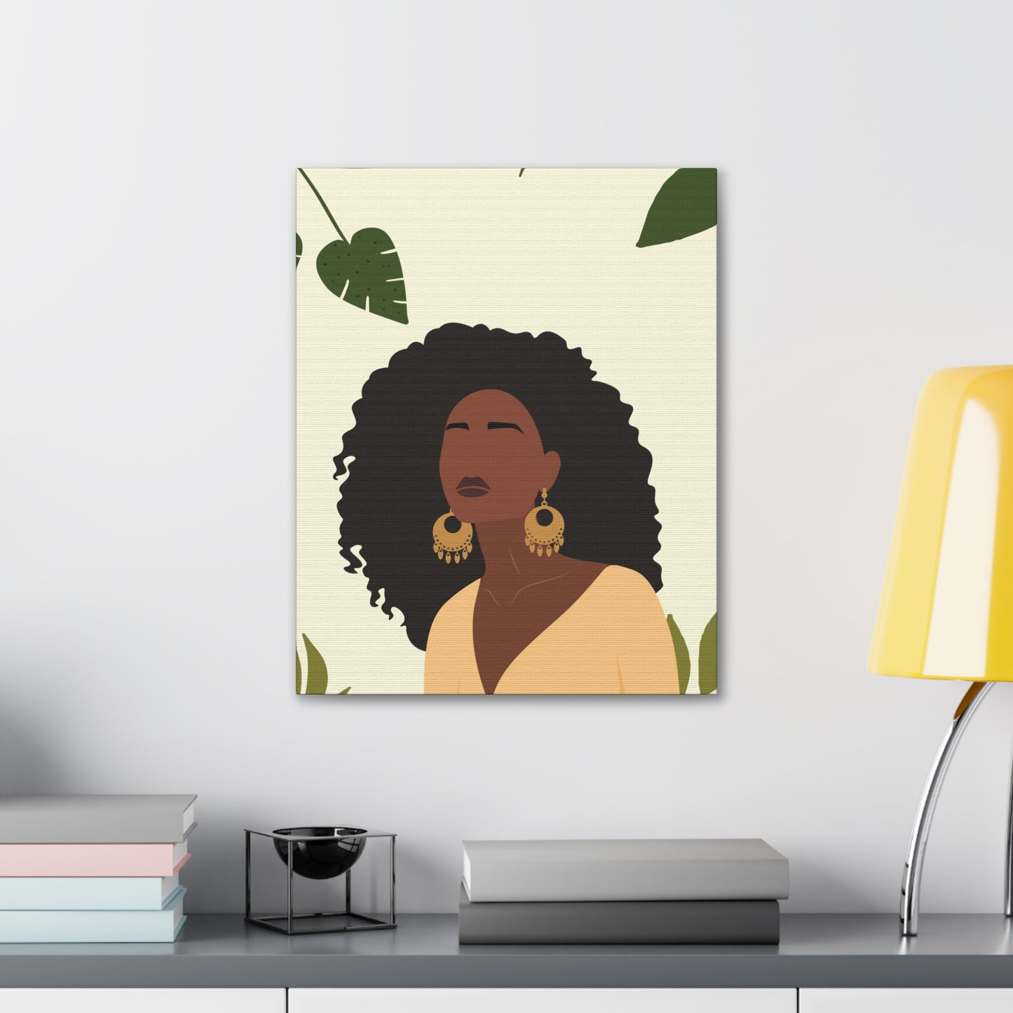 Afrocentric Beauty - Regal Melanated Imagery Canvas Art