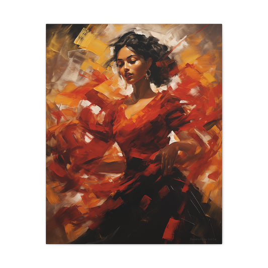 Maria - Graceful Flamenco Dancer Art Print