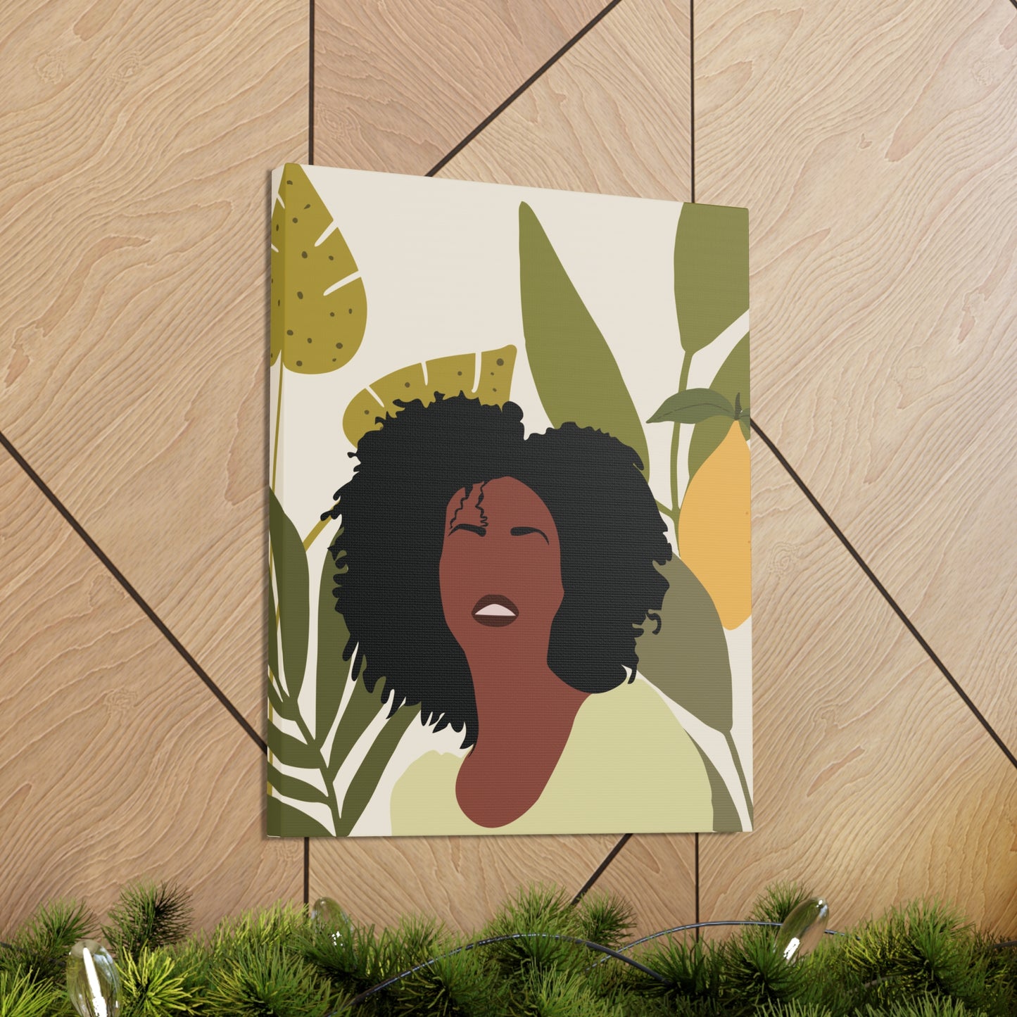 Black Girl Magic for the Soul - Afrocentric Empowerment Canvas Art