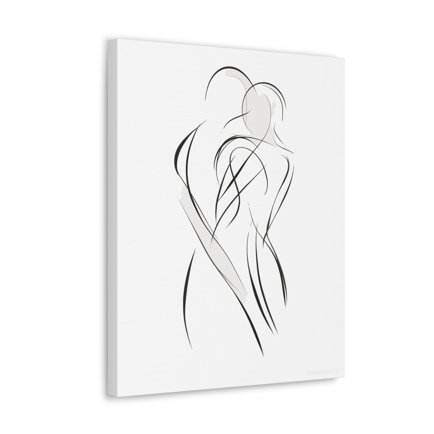 Infinite Connection - Intertwined Souls Artwork Canvas Piece